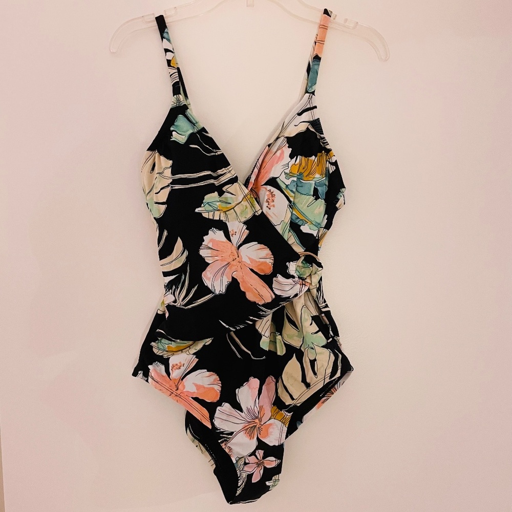 Kona Sol Wrap One-Piece Swimsuit
